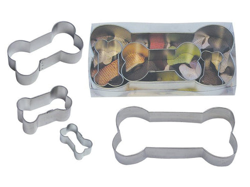 Dog Bone 4 Piece Cookie Cutter Gift Set