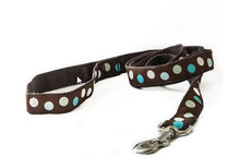 Turquoise Polka Dot Dog Collar