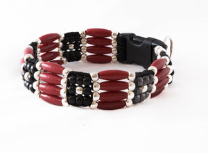 Russet Sky Beaded Dog Collar