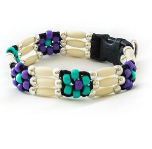 Zoe Beaded Dog Collar