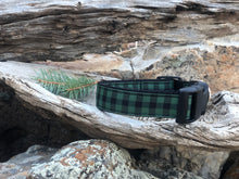 Green Buffalo Plaid Dog Collar