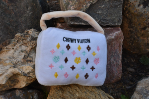 Chewy Vuiton Purse Dog Toy