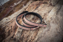 Pink Crystal and Leather Dog Collar