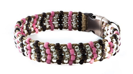 Rachelle Beaded Dog Collar